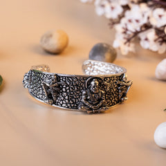 Devam Hanumanji kada bracelet with intricate detailing and spiritual design for devotees
